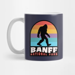 Banff National Park Bigfoot Sasquatch Lake Louise Canada Mug